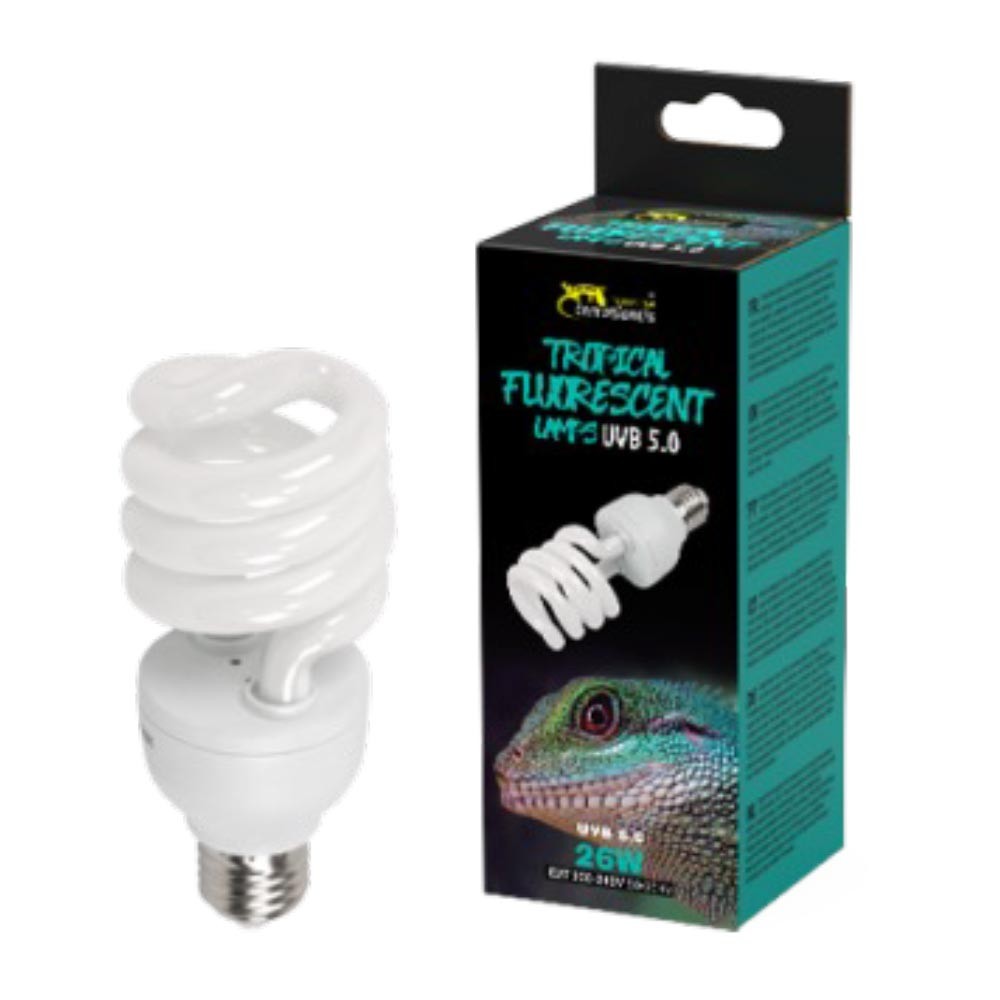 LÁMPARA TROPICAL FLUORESCENTE UVB 5.0 26W