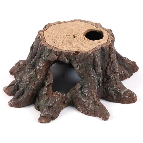 REFUGIO BASE TRONCO DE ÁRBOL CON AGUJERO