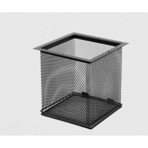 CESTA PARA LÁMPARA CON REJILLA METÁLICA