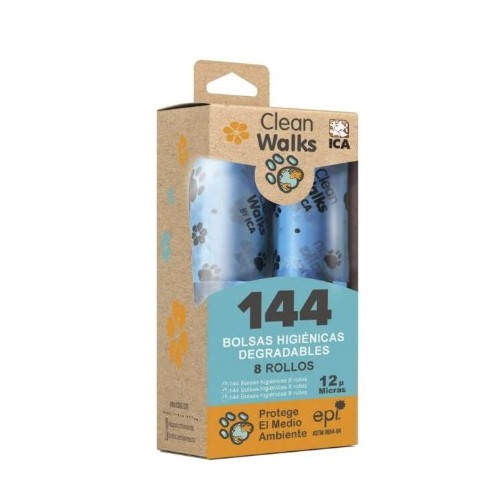 BOLSAS HIGIÉNICAS DEGRADABLES PARA PERROS CLEAN WALKS