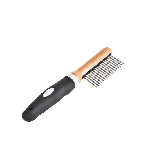 PEINE GRUESO DE BAMBÚ PARA PERROS XT-DOG 21,2 CM