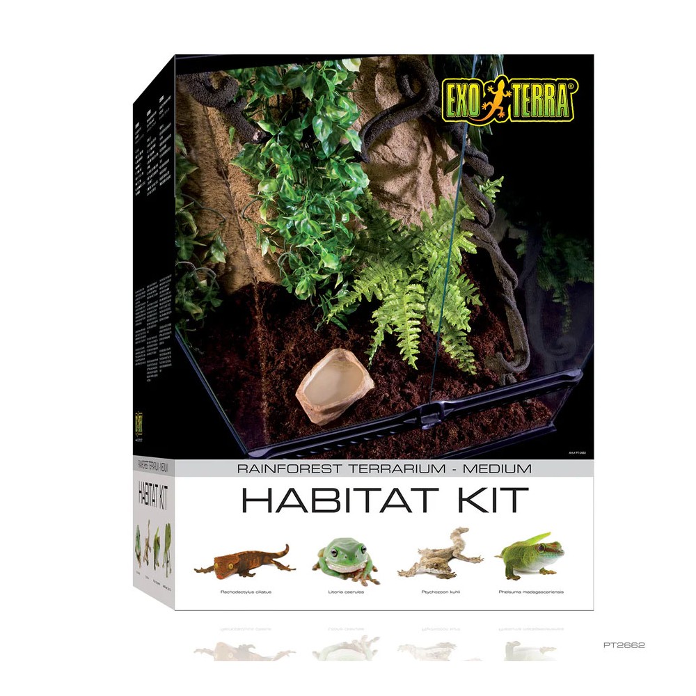 kit de terrario tropical exo terra talla m