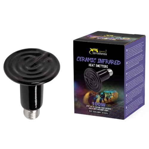 BOMBILLA DE CALOR INFRARROJA DE CERÁMICA 100W